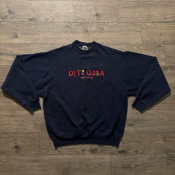 Vintage‎ Ohio State Delta Gamma Crewneck Sweatshirt XL Buckeyes Sorority - Picture 1 of 5